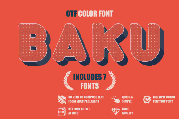 Baku Font for Bold Web Design