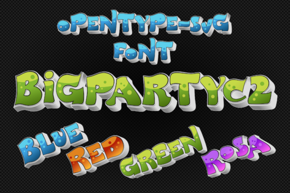 BigPartyC2: A Color Font That Brings Joy to Every Design