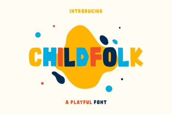 Childfolk: A Playful Color Font for Digital Creativity