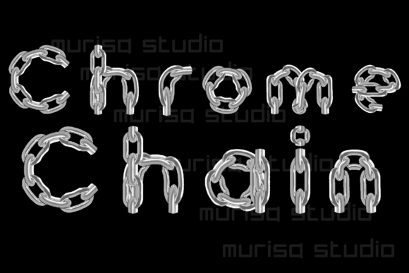 Chrome Chain: A Versatile Color Font for Creative Branding