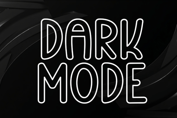 Dark Mode: A Warm Handwritten Font for Branding Projects