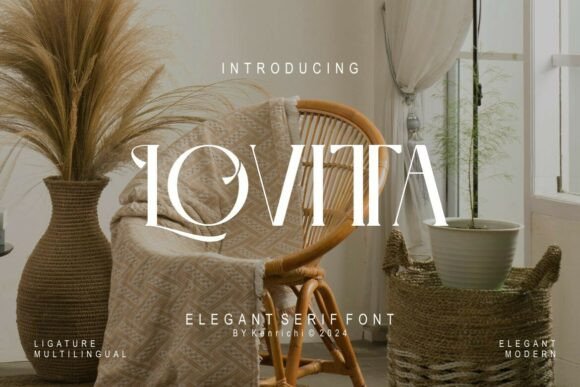 Designing with Lovitta: A Serif Font for Timeless Editorial Elegance