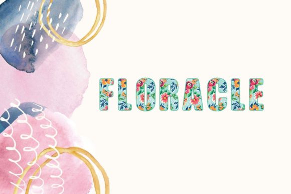 Floracle: A Delightful Font for Springtime Editorial Design