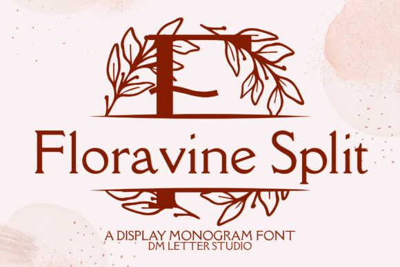 Floravine Split Monogram: A Font for Impactful Digital Design