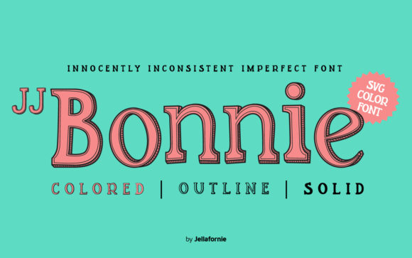 JJ Bonnie: A Vibrant Font for Digital Design