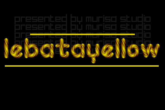 Lebatayellow: A Playful Font for Editorial Design