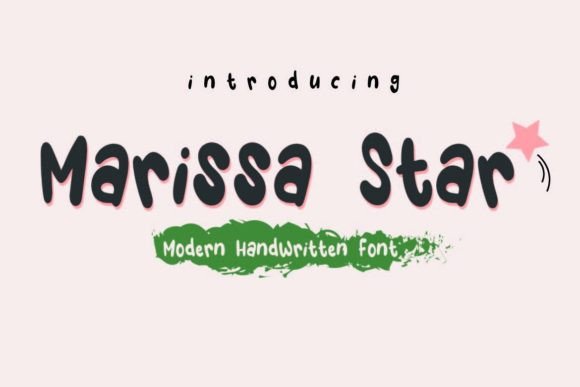 Marissa Star for Web Projects: A Modern Handwritten Font in Action