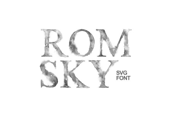 Romsky Watercolor: A Font for Creative Digital Campaigns