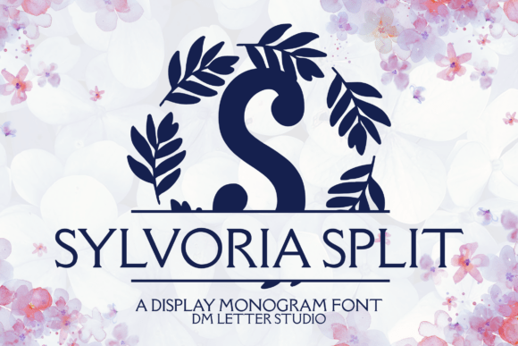 Sylvoria Split Monogram: A Botanical Touch for Editorial Design