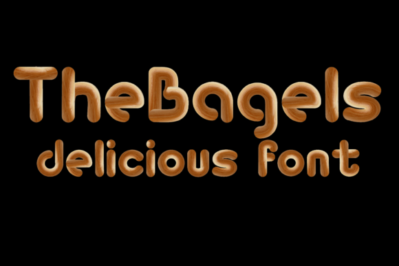 The Bagels Font: A Magical Touch for Your Craft Projects