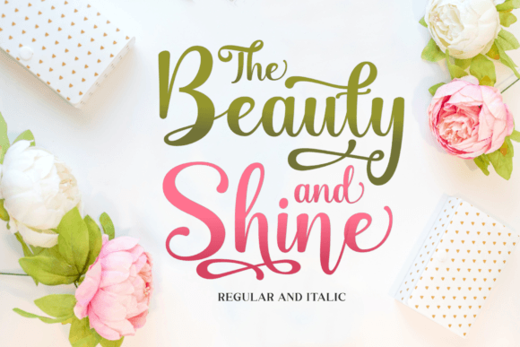 The Beauty and Shine Font for Professional Branding