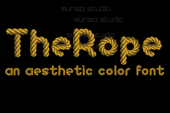 The Rope: A Font for Bold Digital Storytelling