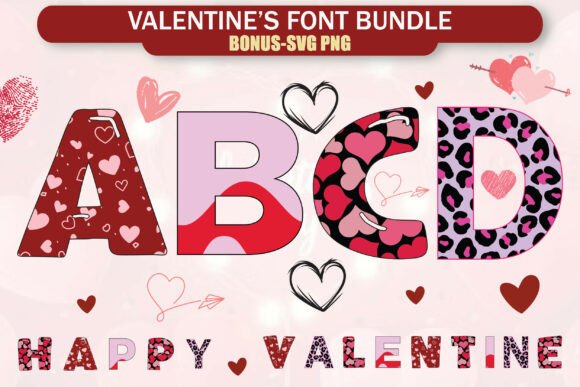Valentine Love Font for Editorial Design
