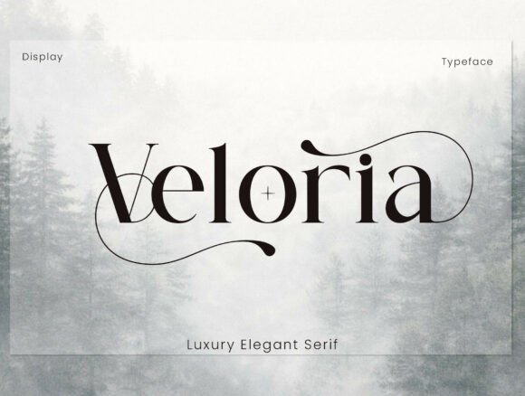 Veloria: A Serif Font That Elevates Branding